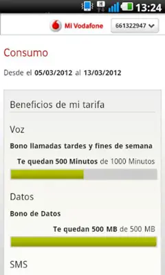 Mi Vodafone android App screenshot 2